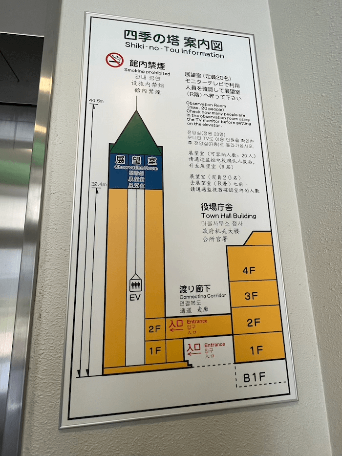 旭川一日行程四季の塔