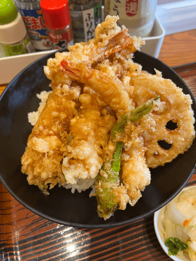 東京豐洲市場美食炸蝦丼天房