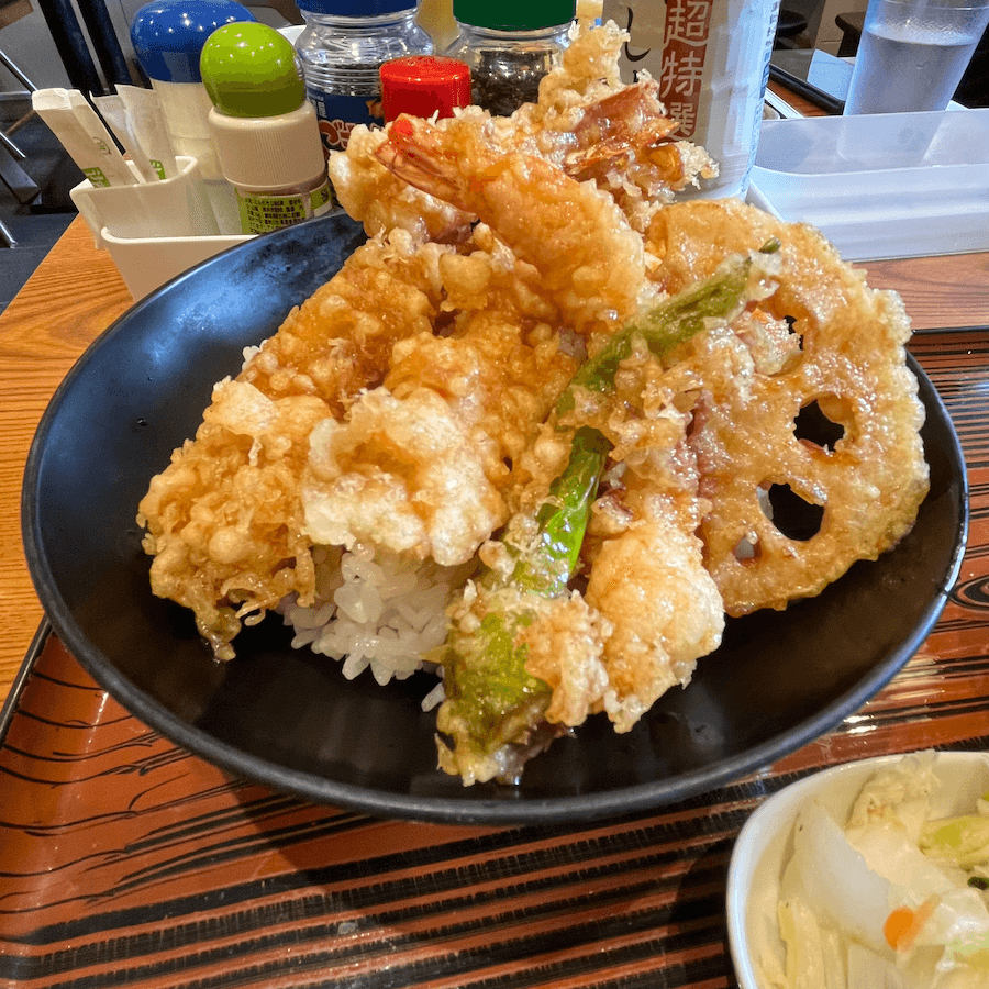 東京豐洲市場美食炸蝦丼天房