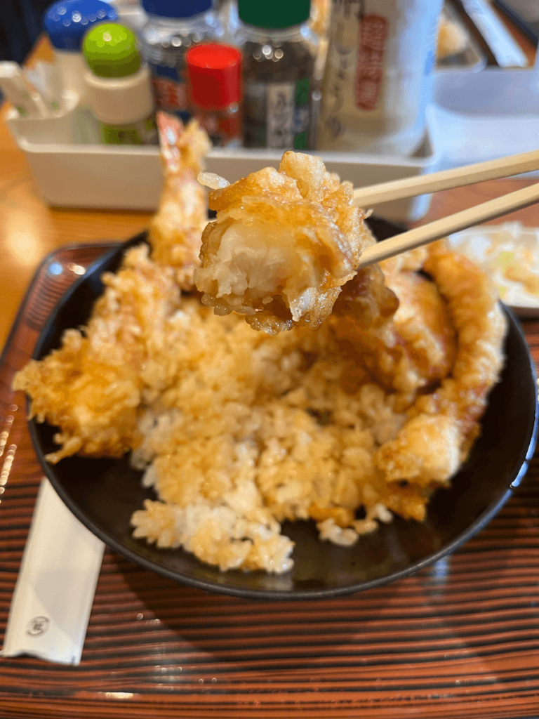 東京豐洲市場美食炸蝦丼天房