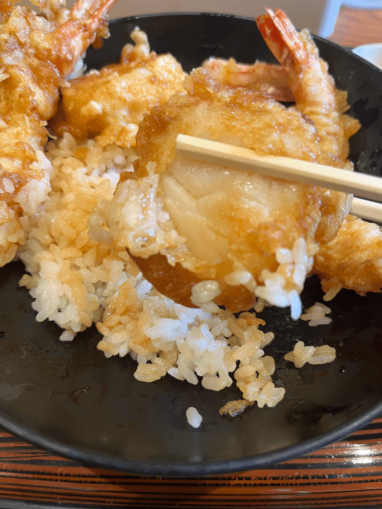 東京豐洲市場美食炸蝦丼天房