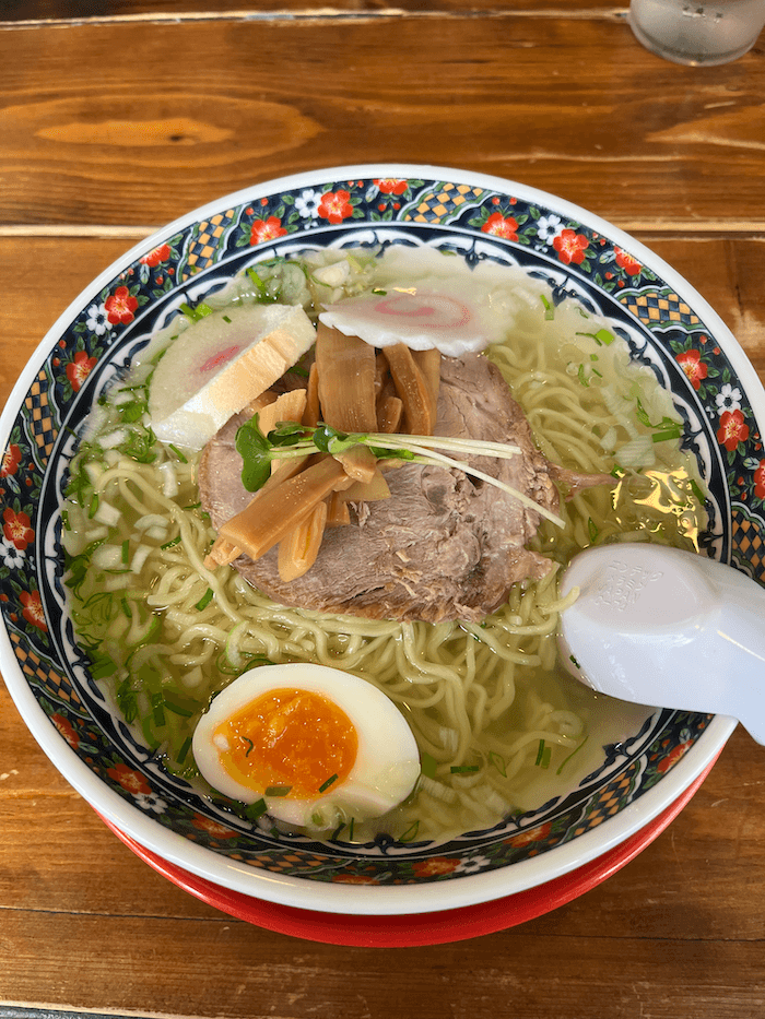 函館美食：鹽拉麵味彩