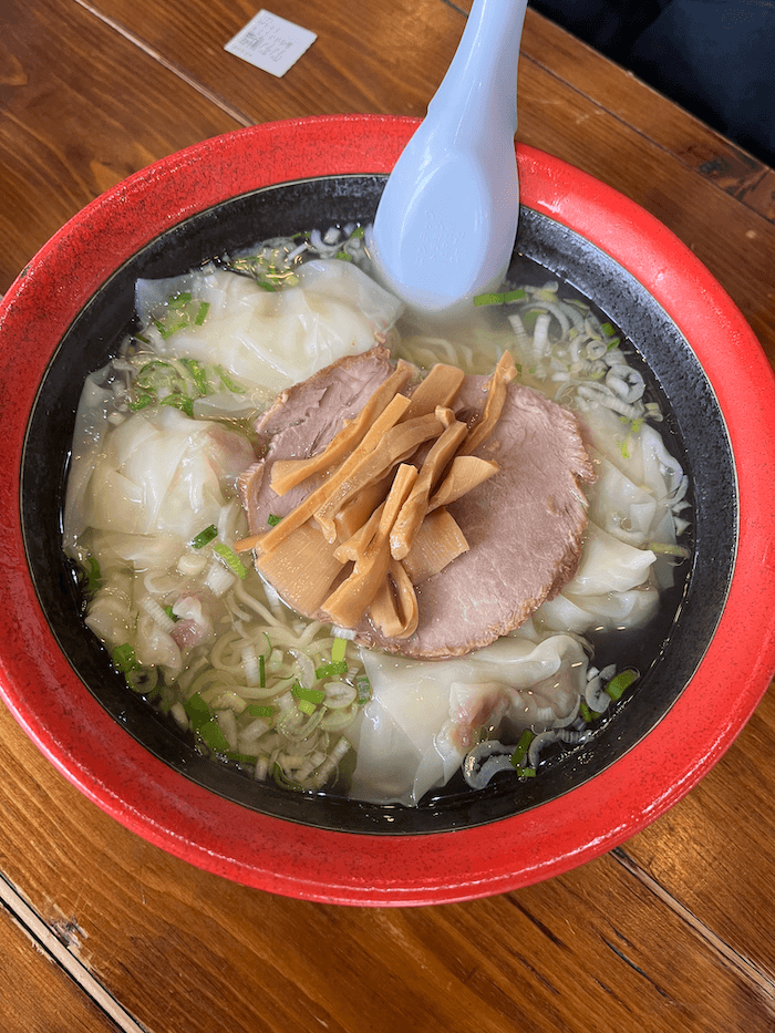 函館美食：鹽拉麵味彩