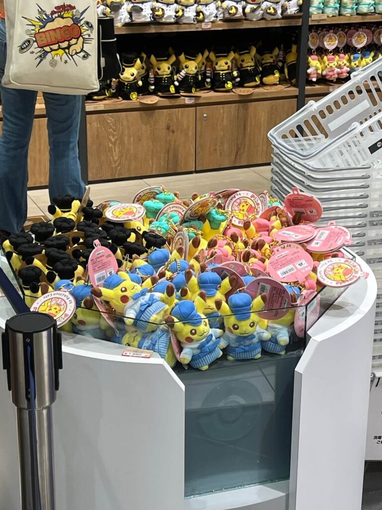 Pokemon Cafe 周邊商品區