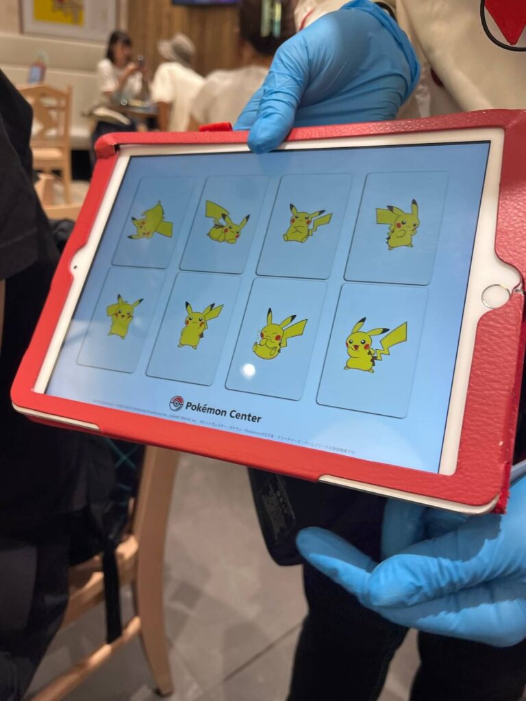 Pokemon Cafe 抽卡小遊戲