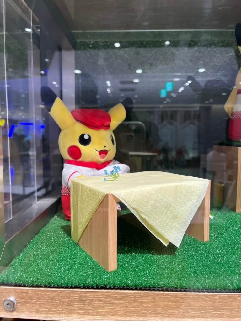 Pokemon Cafe 周邊商品區