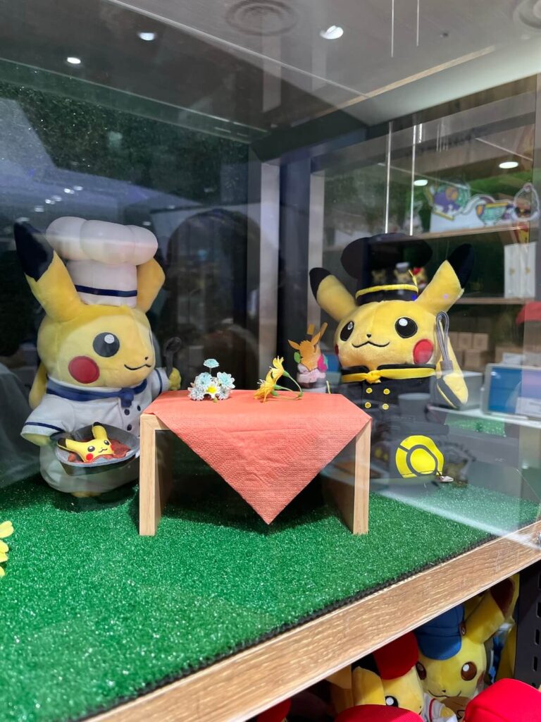 Pokemon Cafe 周邊商品區