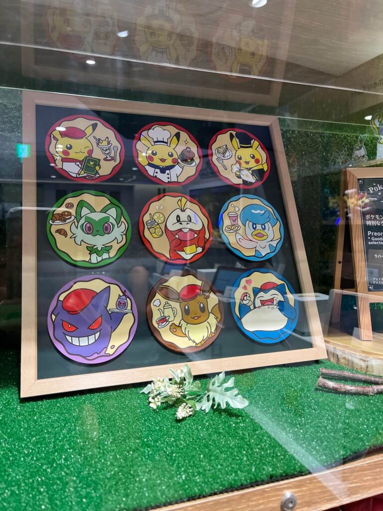 Pokemon Cafe 周邊商品區