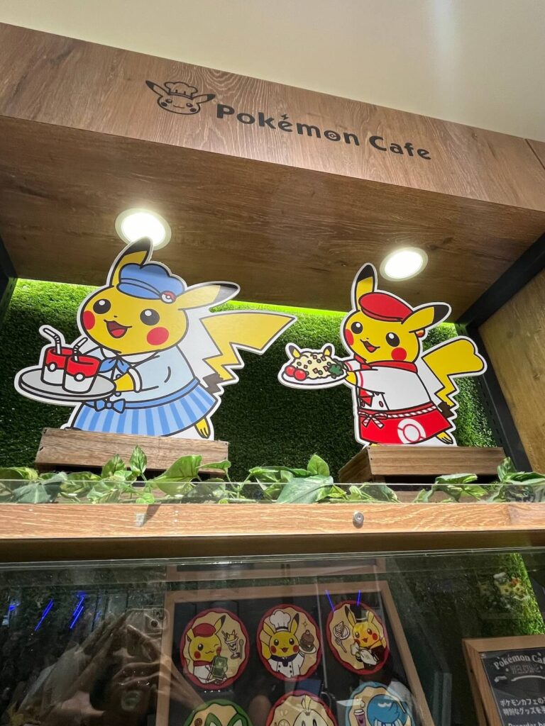 Pokemon Cafe 周邊商品區