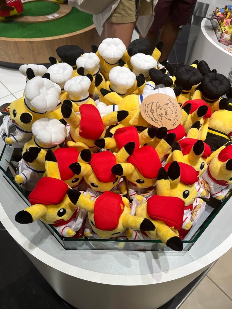 Pokemon Cafe 周邊商品區