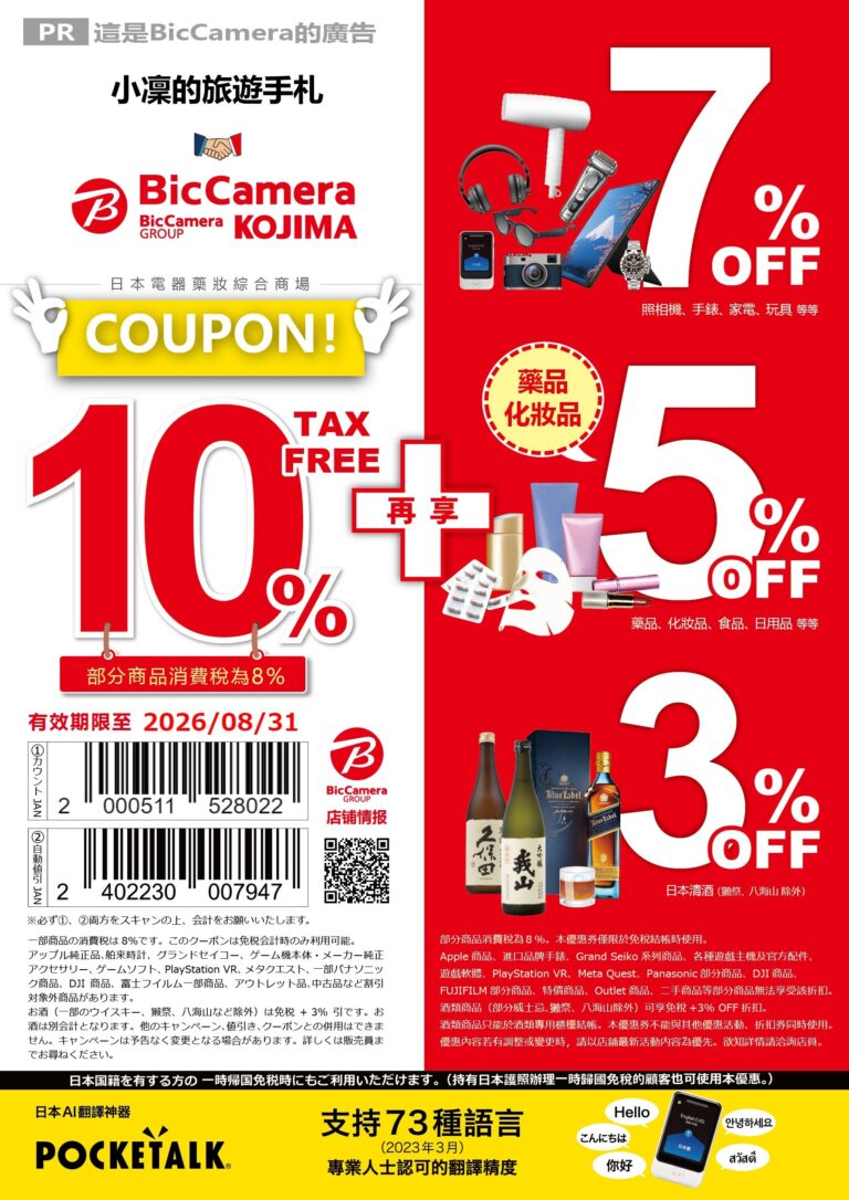 BicCamera 優惠券