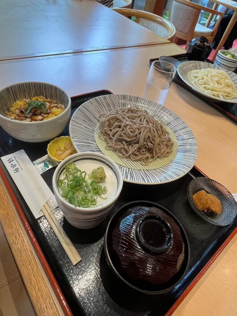 好古園活水軒 冷蕎麥穴子魚丼套餐