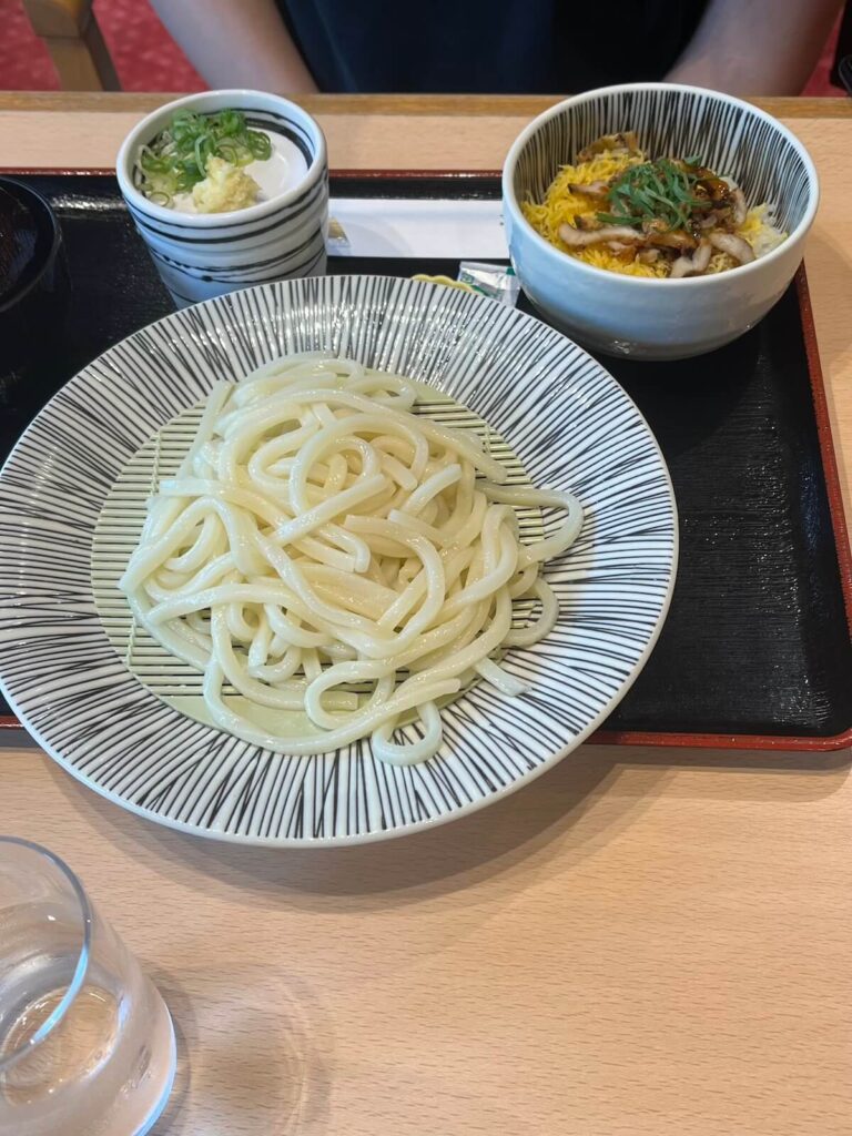 好古園活水軒 冷烏龍穴子魚丼套餐