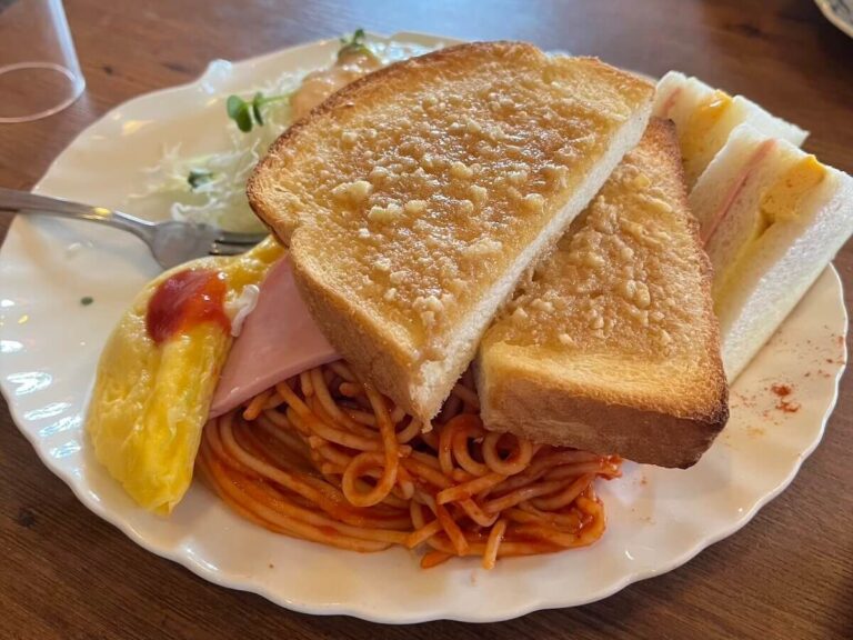 姬路 Cafe de Muche 早餐套餐杏仁吐司 (人氣 No1.)