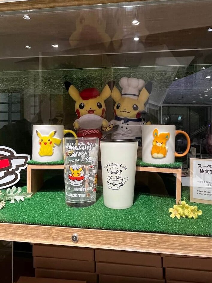 Pokemon Cafe 周邊商品區