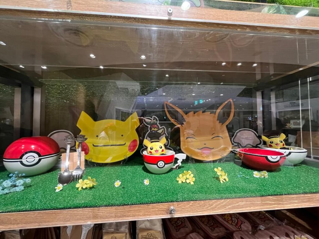 Pokemon Cafe 周邊商品展示