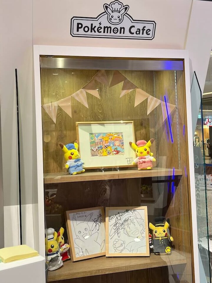 Pokemon Cafe 周邊商品區
