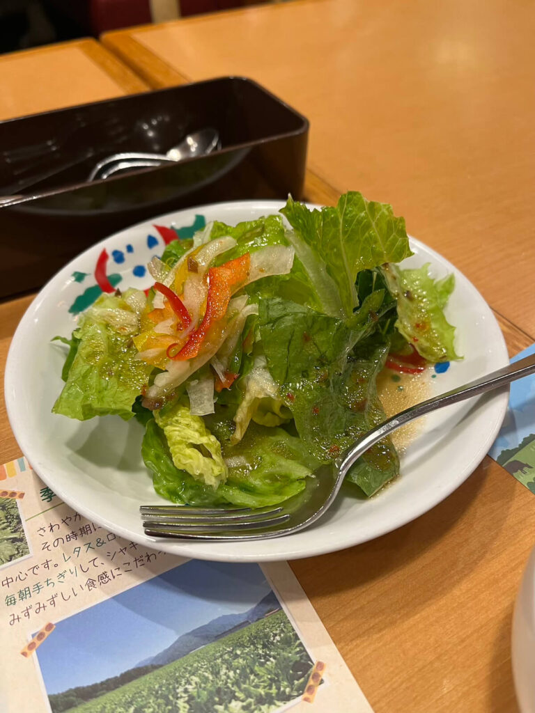 漢堡排 さわやか (Sawayaka) 沙拉