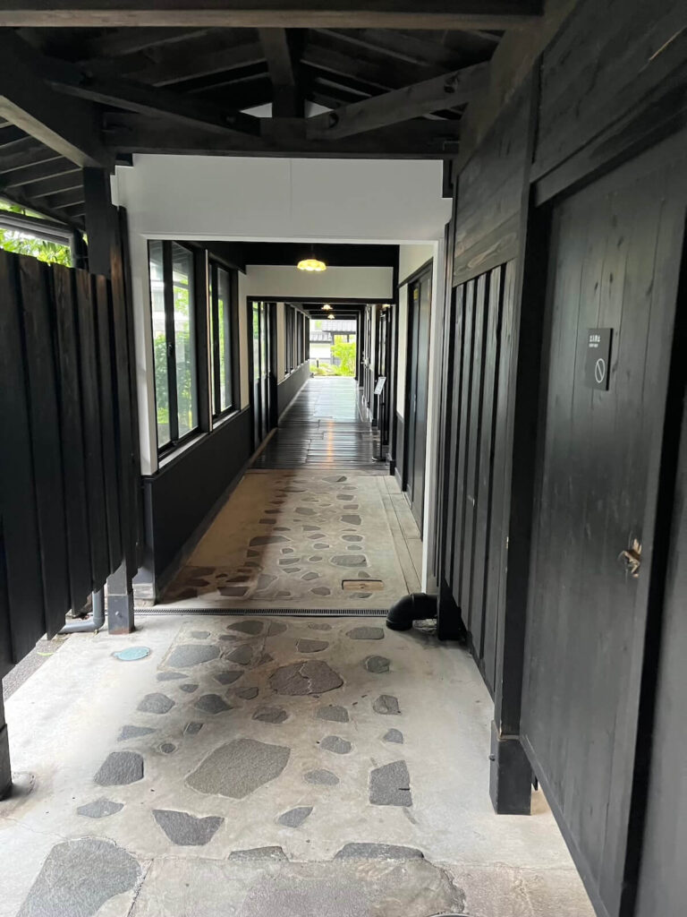 湯布院溫柔之鄉旅館：前往私人溫泉