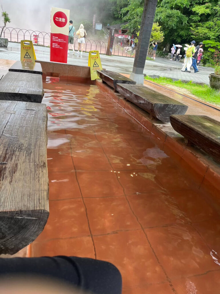 別府地獄巡禮:血池地獄 足湯