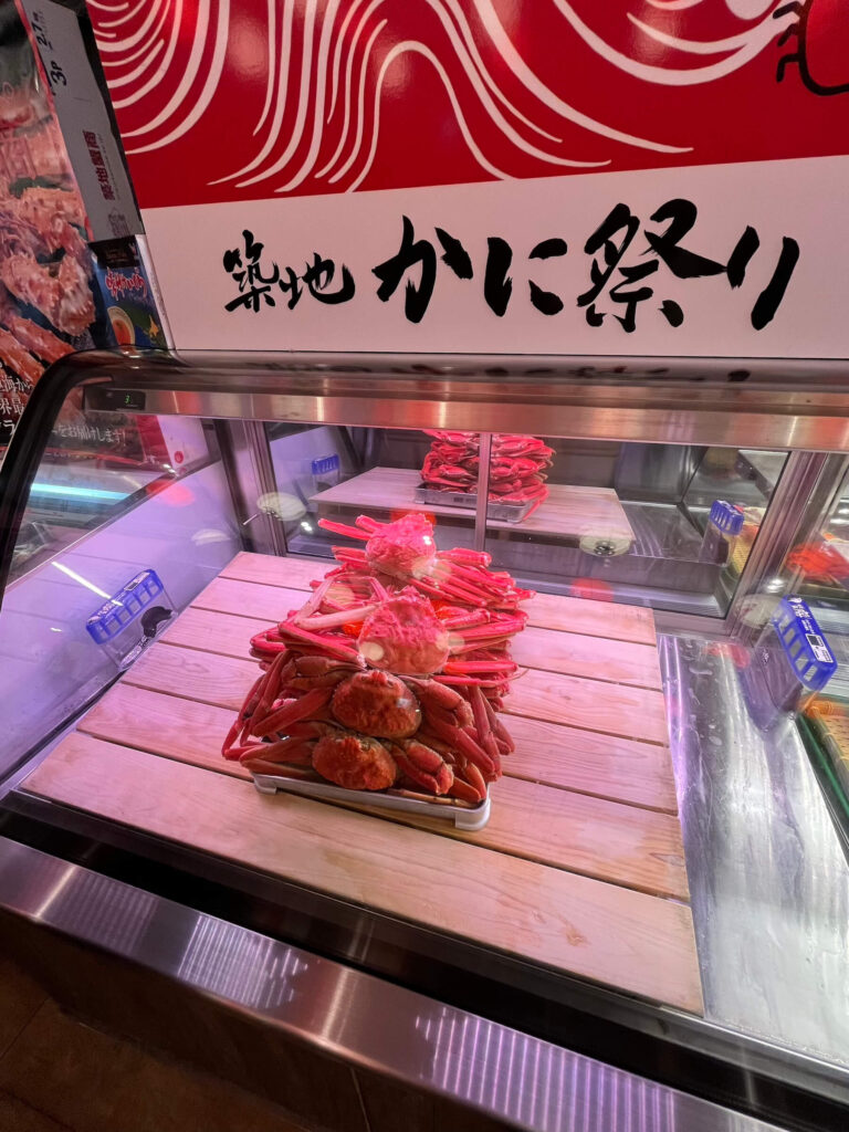築地かに祭り帝王蟹:帝王蟹吃到飽
