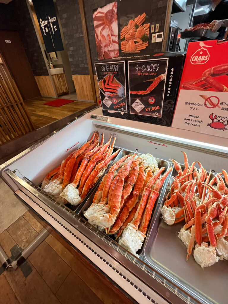 築地かに祭り帝王蟹:帝王蟹吃到飽