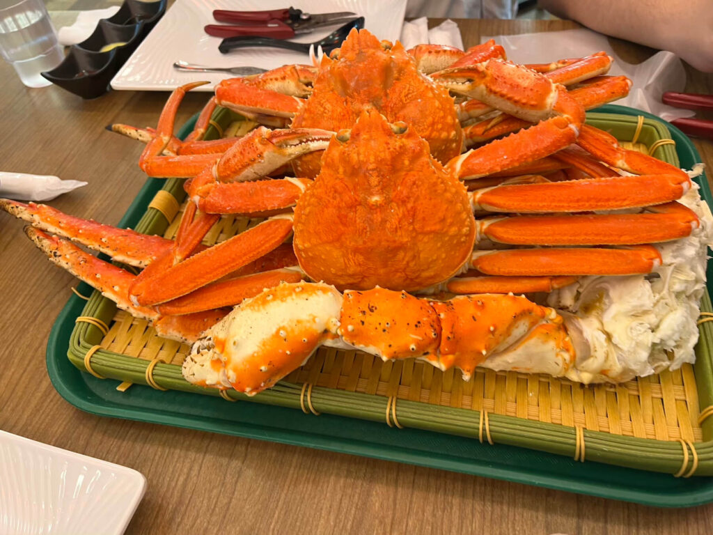 築地かに祭り帝王蟹:帝王蟹吃到飽
