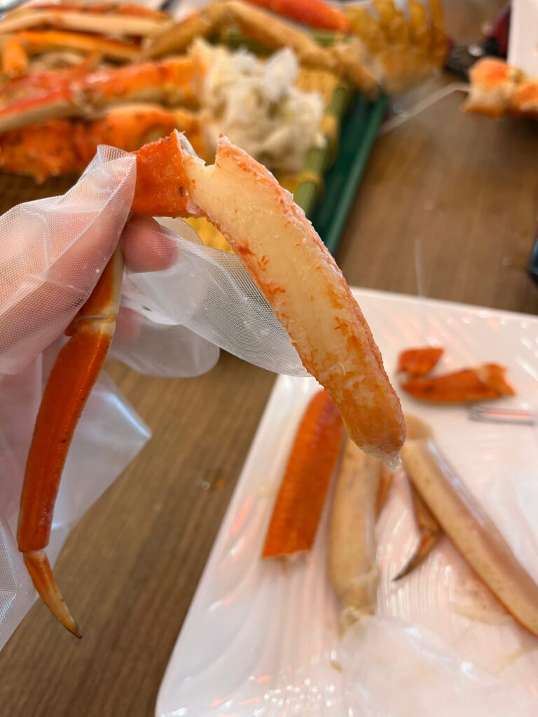 築地かに祭り帝王蟹:帝王蟹吃到飽