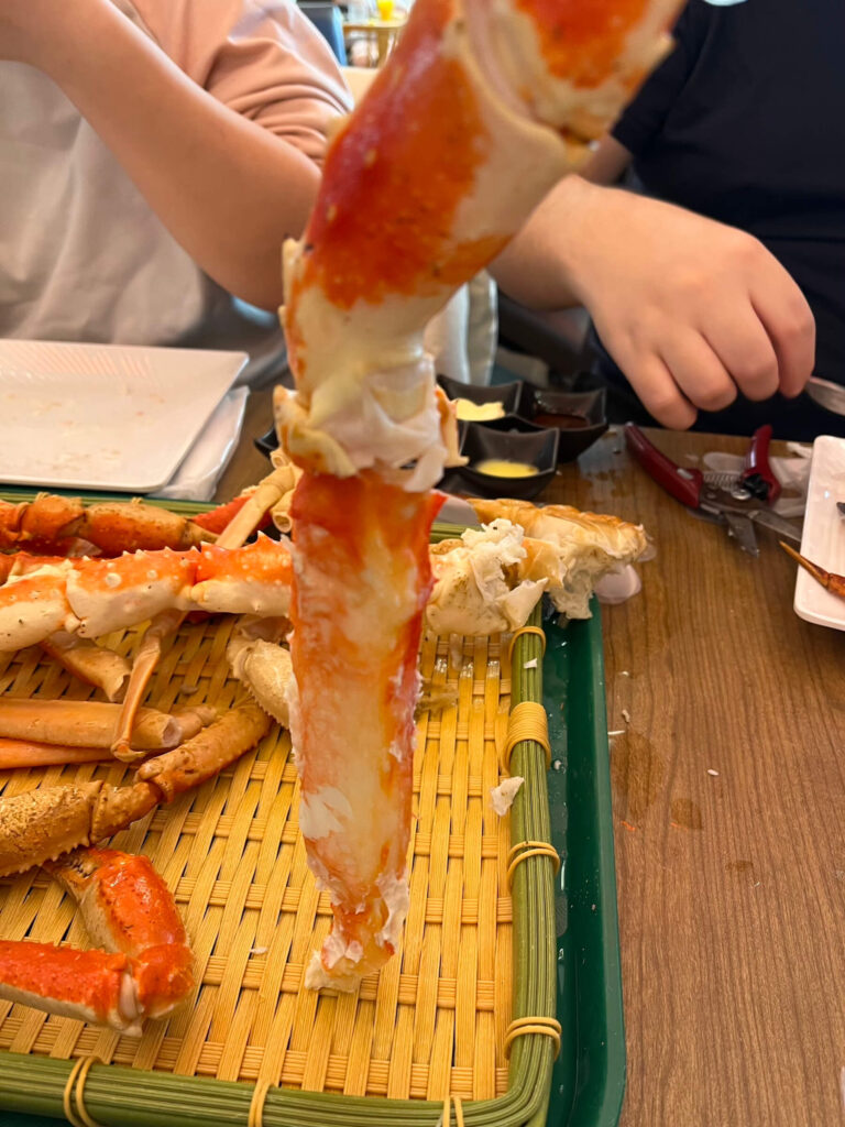 築地かに祭り帝王蟹:帝王蟹吃到飽
