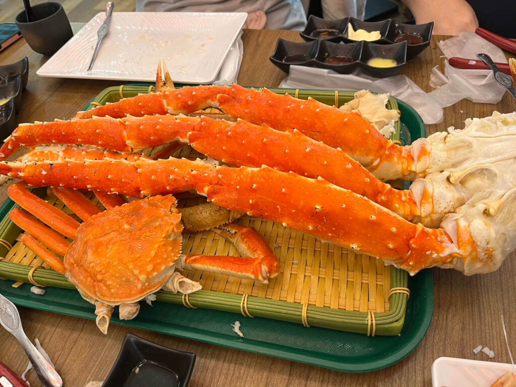 築地かに祭り帝王蟹:帝王蟹吃到飽外觀